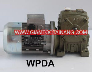 Motor điện gắn với hộp số WPDA-GIAMTOCTAINANG.COM