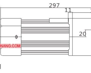 Bộ giảm tốc mini 180w