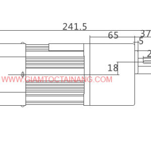 Giảm tốc mini trục thẳng 40W