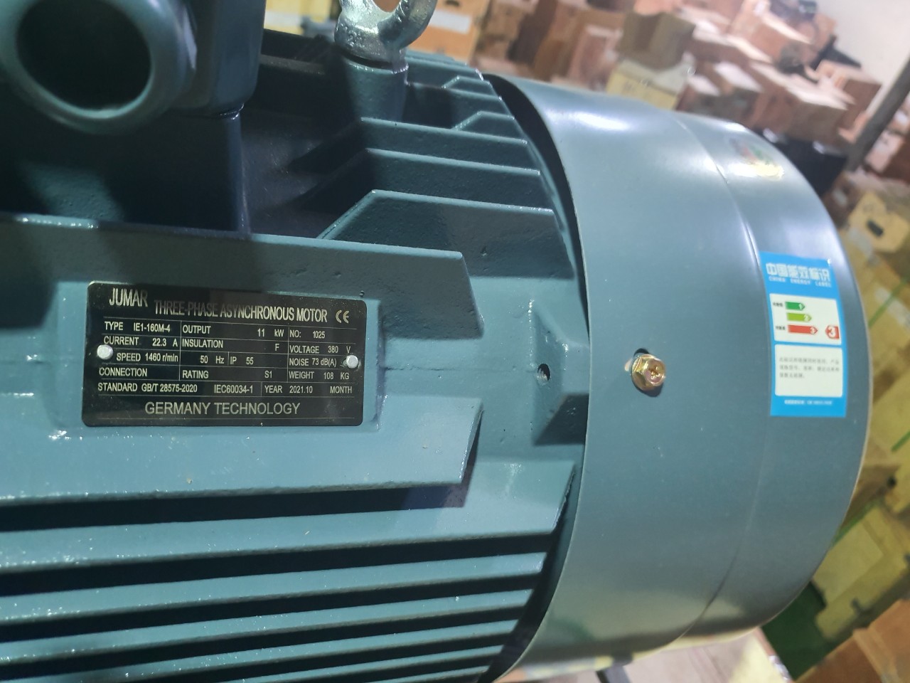 Tem motor điện 3 pha 11KW 15HP