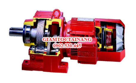 Cấu tạo giảm tốc tải nặng SEW