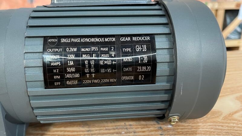 Thông số motor giảm tốc