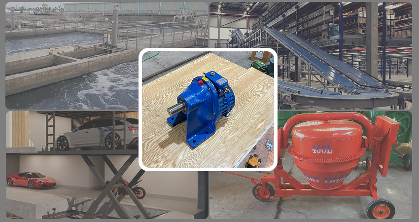 Sự kết hợp NMRV với điều tốc cơ đã chứng minh hiệu quả trong nhiều lĩnh vực công nghiệp khác nhau