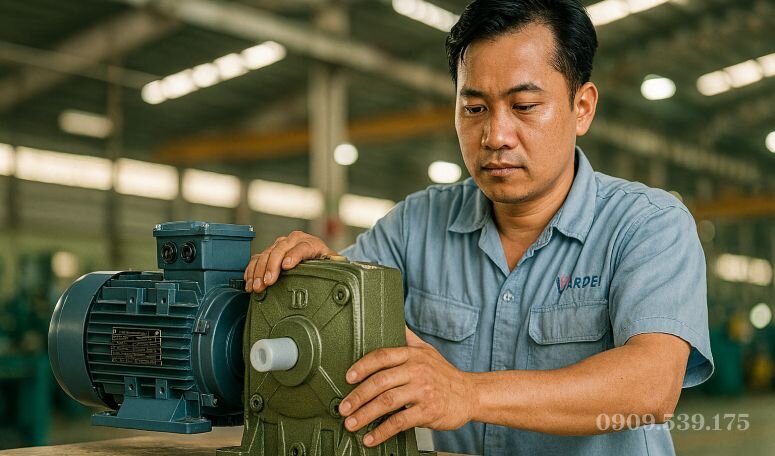 Lắp đặt và bảo trì động cơ giảm tốc WPA dễ dàng